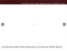Tablet Screenshot of annecy-chalet.com